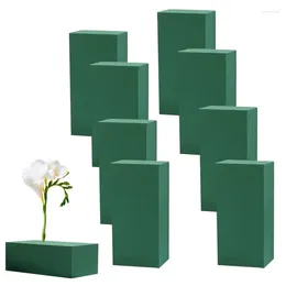 Decorative Flowers 8 Pcs Floral Foam Large Wet For Fresh Arrangements Supplies DIY Wedding Bouquets Party Home Decor Garden