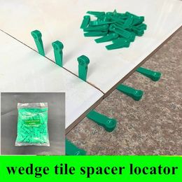 100Pcs Plastic Tile Spacers Reusable Positioning Clips Wall Flooring Tiling Tool Locator Wall Ceramic Tiling Laying Nivelador