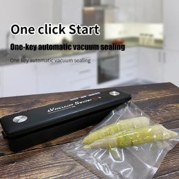 Automatic Packing Vacuum Sealer with Vacuum Bags Household Mini Vacuum Packer Sealing Packaging Machine Kitchen Vacuum Sealer