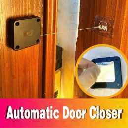 Automatic door closer door puller wire rope retractable anti-theft automatic recovery coil anti-theft cable box