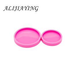 Circle Moulds silicone Mould for resin epoxy craft DIY round silicone Geode Coaster Agate Resin Mould DY0270