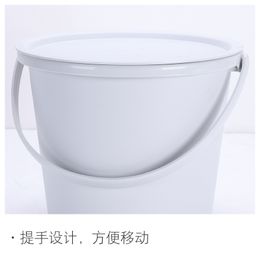 European style Buckets Water storage bucket with lid Can be filled with boiling water Plastic cleaning container plastic bucket