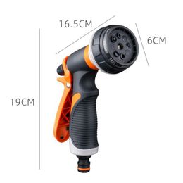 HOT Garden Water Hose Spray Nozzle Anti-Slip and Shock Resistant Design for Watering and Washing NDS