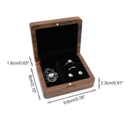 Jewellery Box for Women Men Jewellery Storage for Case Small Wooden Container Holder for Necklace Earring Bracel