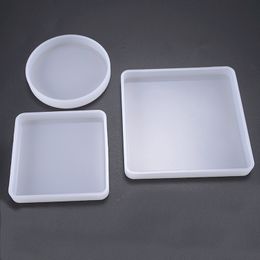 1 PCS New Arrived Square Round Silicone Mould DIY Jewellery Making Tool Moulds UV Epoxy Resin Decorative Craft YM035