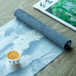 3 Size River Tea Table Mat Blue Dishcloth Chinese Table Napkins Polyester Tea Ceremony Serving Napkins Tea Towel Accessories
