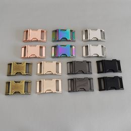 10 Pcs/Lot Plated metal buckle quick side release buckle kirsite for 25mm sewing Leathercraft manufacturer handmade accessories