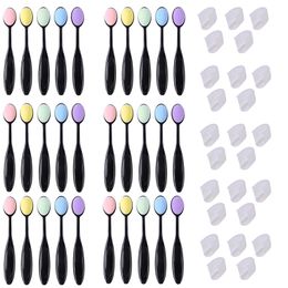 10-30pcs Smooth Sponge Blending Brushes With Caps Drawing Painting Brushes Flat Kit for DIY Scrapbooking Cards Blending Ink Tool