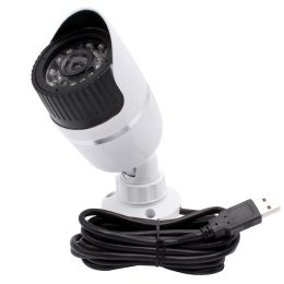 Webcams USB Surveillance Camera 2MP 1080P H.264 IR Cut IR Led Day Night Vision Bullet Case Waterproof Outdoor Webcam