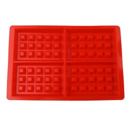 Waffle Mold Silicone Square-Shaped Waffle Baking Molds Muffin Pans Chocolate Bread Pie Flan Bakeware