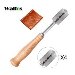 WALFOS Bread Lame New European Bread Arc Curved Bread Knife Western-Style Baguette Cutting French Toas Cutter Tools