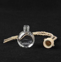 Car Perfume Bottle Pendant Ornament Aroma Diffusers Air Freshener for EssentialOils Diffuser Fragrance Empty Glass Bottles wholesa7225616