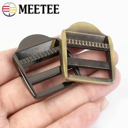 4/10Pcs 20/25/31/38mm Metal Buckle Adjustment Clothing Tri-Glide Decor Clasp Bag Strap Webbing Slider Adjust Hook Belt Buckles