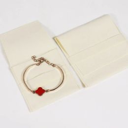 Jewellery Pouch Packaging Bag Soft Microfiber Flannelette Flip Dustproof Gift Bracelet Necklace Earrings Rings Custom Logo