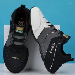 Casual Shoes Trendy Color Block Platform Men's 2024 Autumn Fashion Vulcanize Lightweight Comfortable Tennis