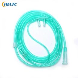 1.8m/2.5m Clear Aquarium Oxygen Pump Hose Air Bubble Stone Aquarium Fish Tank Pond Pump Tube White Green Colour Nasal oxygen Tube