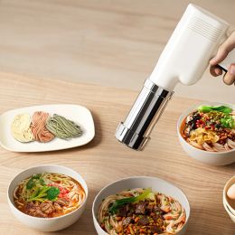 Makers Handheld Noodle Press Gun Cordless Portable Pasta Noodle Maker 5 Moulds USB Charging Utility Kitchen Gadget