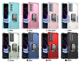 Armour Shockproof Case for Motorola G 5G 2022 G PURE POWER Ring Stand Luxury Hard Phone Cover for MOTO G STYLUS 2021 2022 4G 5G