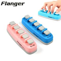 Flanger FA-11 Professional Pink / Blue Piano Finger Single Exerciser Finger Strengthener and Hand Exerciser for Piano