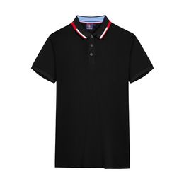 Summer Casual Polo Shirts Men Breathable Anti-Pilling 9 Color Solid Short Sleeve T-shirt Turndown Collar Baggy Tops Size S-4XL