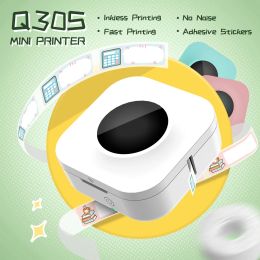 Printers Q30S Selfadhesive Mini Printer Portable Label Printer Phomemo Q30S Wireless Small Labeler for Labelling School Home Office