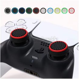 200 PCS Analogue Thumb Stick Grips Caps for Dualshock 5 4 PS5 PS4 PS3 Controller Thumbsticks Cover for XBox One X S 360