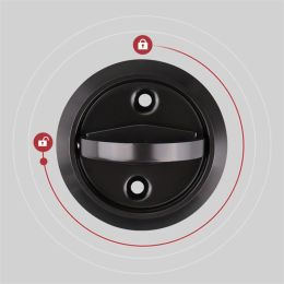 KK&FING Invisible door concealed lock single-sided double-sided pull ring concealed lock bedroom living room lock door lock