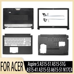 Cases NEW Laptop Back Case For Acer Aspire 5 A51551 A51551G A51541 A31553 A61551 N17C4 LCD Cover/LCD Front Bezel/Hinges