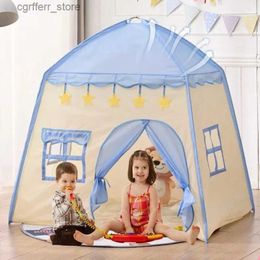 Toy Tents Childrens Tent Playhouse Boys And Girls Indoor And Outdoor Portable Oxford Cloth Pink Blue Toy Small House L410