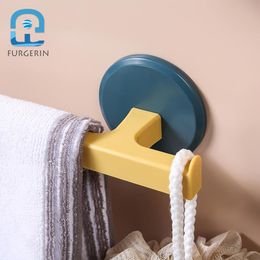 Self-adhesive Towel Holder Rack, Nordic Wall Mounted Hand Towel Bar, Shelf Storage Racks, Kitchen and Bathroom Organizer