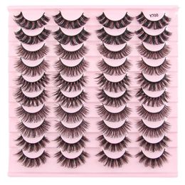 False Eyelashes YSDO 20 Pairs Fluffy 3d Mink Lashes Natural Eyelash Extension Cilios Faux Cils Makeup Tool Thick