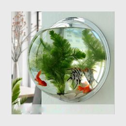 High Quality Acrylic Fish Bowl Wall Mount Fish Tank Aquarium Tank for Aquatic Pet Supplies Products Aquaculture Cup