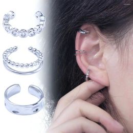 Backs Earrings Fashion Jewellery Hip Hop Crystal Non Piercing Punk Girls Ear Clips Cuffs Bone Clip Multi-layer