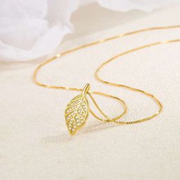 New Fashionable Japanese and Korean Leaves Exquisite High Grade Necklace Jewelry