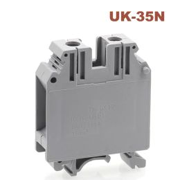 1Pcs Din Rail Universal Screw Terminal Blocks UK-35N Morsettiera Wire Electrical Terminals Connector Brass Bornier 125/150A