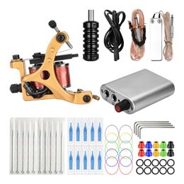 JimKing Professional Tattoo Coil Machine Handmade Tattoo Liner Machines with Tattoo Power Supply Foot Pedal for Lining Shading