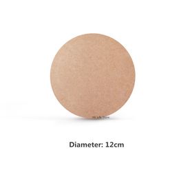 12cm Ceramic Turntable Backing Plate Circular Density Board Wood Fibre Ceramic Blank Drying Board Sculpture Model Tray