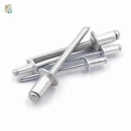 10-50Pcs Pop Rivets Aluminium M2.4 M3.2 M4 M4.8 M5 M6 Dome Head Blind Rivets Steel Shank Mandrel Exhaust Rivets