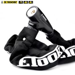 Etook Chain lock Mountain Road Bike Lock Motorcycle/E-bike Lock Lengthen 1000MM 4 Colours Bicycle Accessories Reflective Cloth