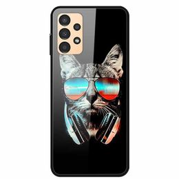 For Samsung A53 / A73 / A33 Case 2022 Silicone Bumper Glass Hard PC Phone Cover for Samsung Galaxy A53 5G Cases A 53 73 33 Funda