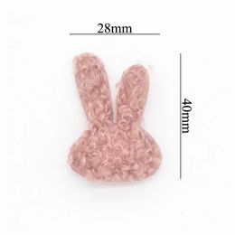 20Pcs Soft Teddy Plush Padded Patches Kawaii Rabbit Applique for DIY Clothes, Hat, Bag, Woolen Gloves, Socks Sewing Ornament