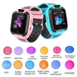 Watches Q16S Waterproof Smart Watch For Kids GPS Touch Screen Phone Gift 2G Phone Watch For Boys And Girls Primary School Students
