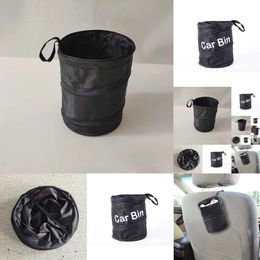 Wholesale Car Trash Portable Vehicle Garbage Can Foldable Pop-up Waterproof Bag Basket Waste Bins Tools Interior Accessories