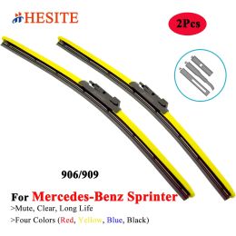 HESITE Colorful Wiper Blades For Mercedes Benz Sprinter Van 3-T 4-T 5-T 6-T 906 909 2006 2008 2010 2013 2014 2015 2017 2018 2019