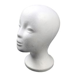 Plus Size Mannequin Female Head Model Hat Glasses Wig Display Props Styling Tool Women Foam head for wig
