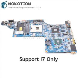 Motherboard NOKOTION 605320001 615307001 Laptop Motherboard For HP Pavilion DV7 DV74000 Main Board DA0LX6MB6H1 Support I7 Only HD5650 1GB