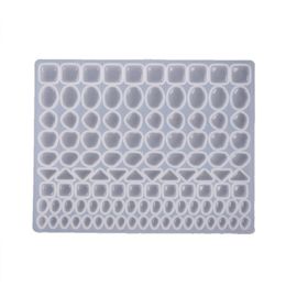 Mosaic-Coasters for Drinks Resin Casting Molds Round Mosaic-Stone Coaster Mold 54DC