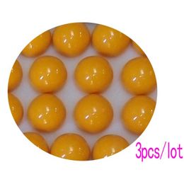 xmlivet 3pcs 5.25cm Yellow color Single ball Resin 2 1/16" Snooker Balls Hot Sale Billiards snooker accessories