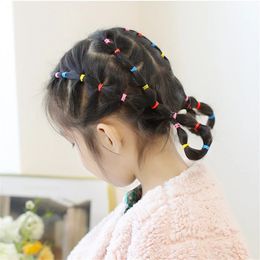 200Pcs/Bag Girls Colourful Rubber Bands Children Elastic Hair Bands Ponytail Holder Women Cute Hair Ring Sweet Hair Accessories