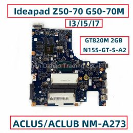 Motherboard For Lenovo Ideapad G5070M Z5070 Laptop Motherboard WIth I3 I5 I7 4TH Gen CPU GT820M 2GB GPU N15SGTSA2 ACLUS/ACLUB NMA273